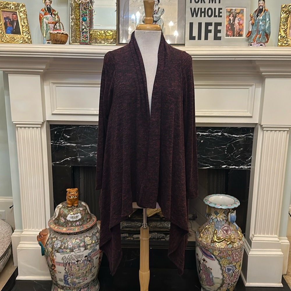 “Studio M” asymmetrical help sweater